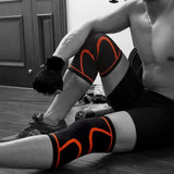 Genouillères de maintien en nylon avec compression