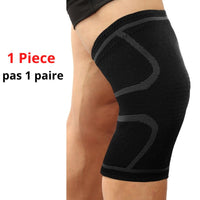 Genouillères de maintien en nylon avec compression
