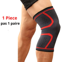 Genouillères de maintien en nylon avec compression